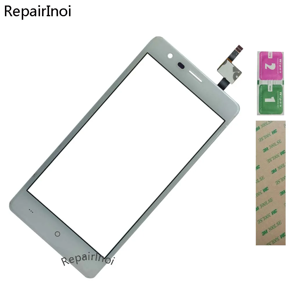 10pieceslot 5 5 mobile phone touch panel for lephone w7 touch screen digitizer repair parts front glass lens sensor free global shipping