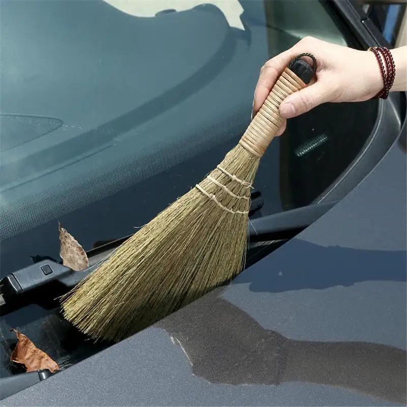 Метла деревянный мягкий меховой пол подметальная метла очиститель рабочего