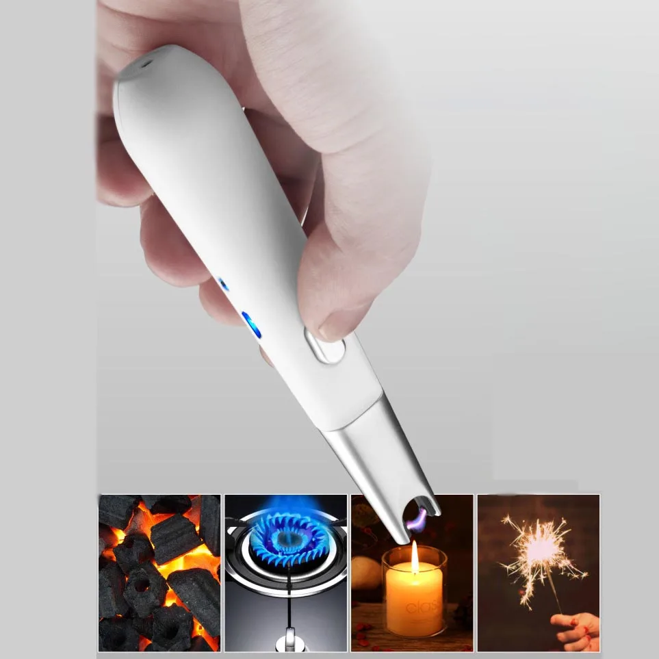 Длинная плазменная дуговая Зажигалка для барбекю ветрозащитная Электронная