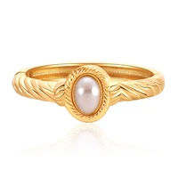 ornapeadia pearl metal alloy bracelet for women exaggerated hip hop classic female luxury bangles with pearl wholesale jewelry