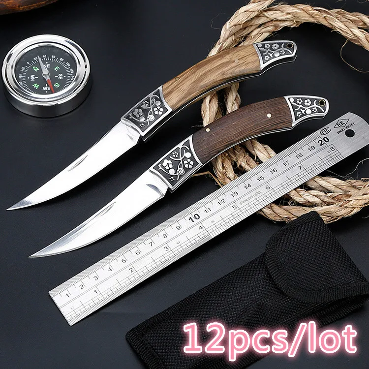 12 шт./лот нож для выживания в лагере открытый охоты тактический инструмент