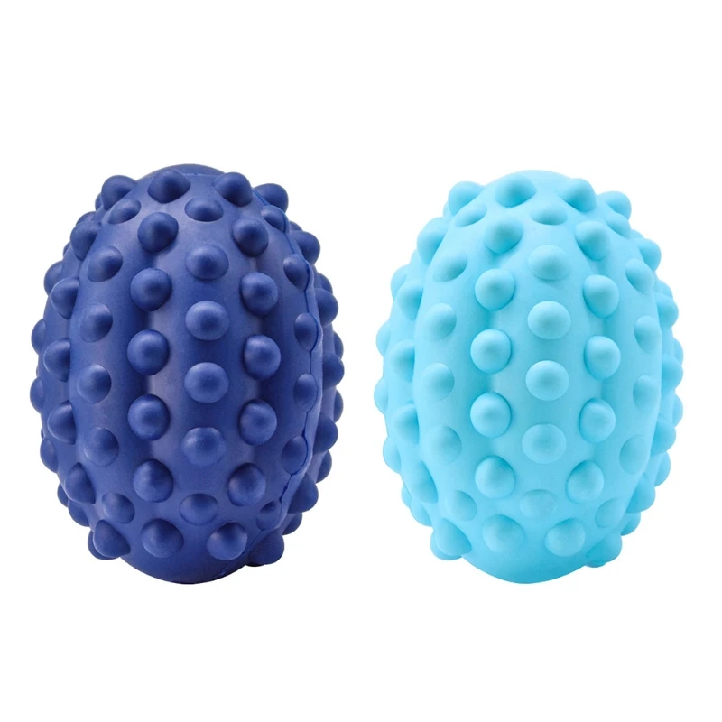 

Игрушки-пищалки для собак, агрессивные жевательные мячи для регби большой породы, интерактивные, блестящие, прочные, для средних собак