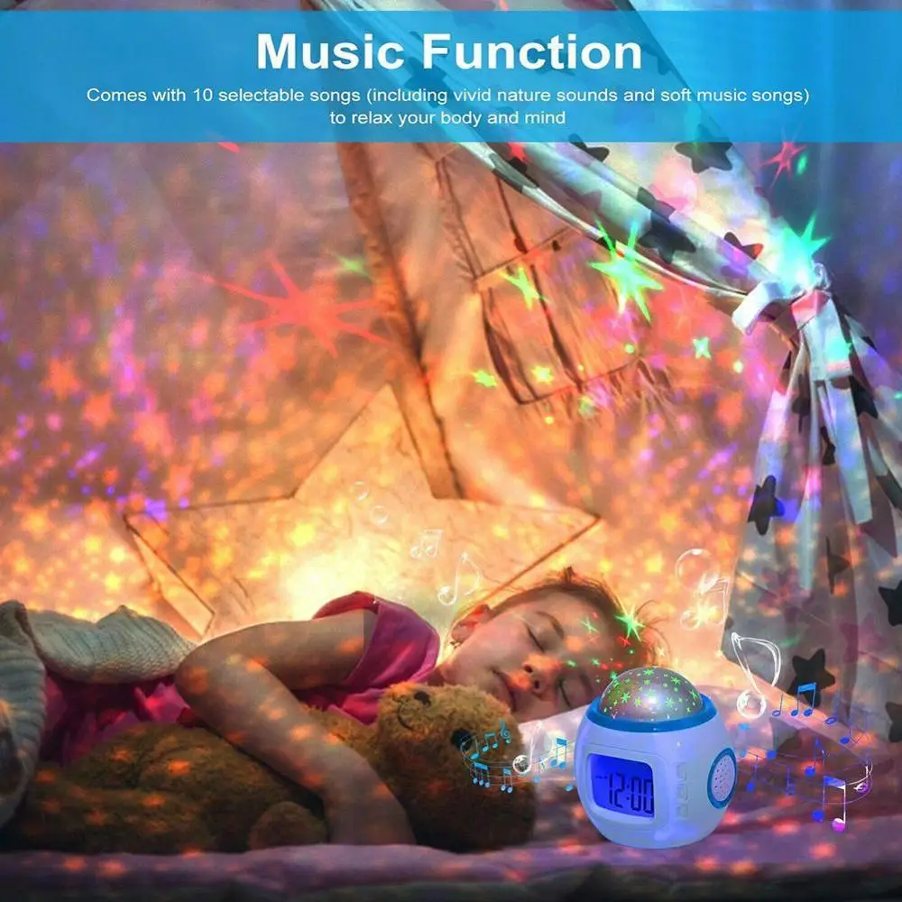 Звездный детский ночник для детской комнаты светильник проектора лампа спальни