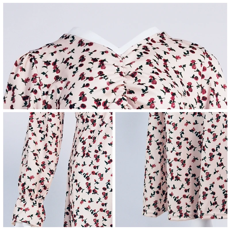 

Women's Dress Shirt Clothing Floral Print Boho Summer Beach Sukienka Long Ceremony Costume Lolita Maxi Robe