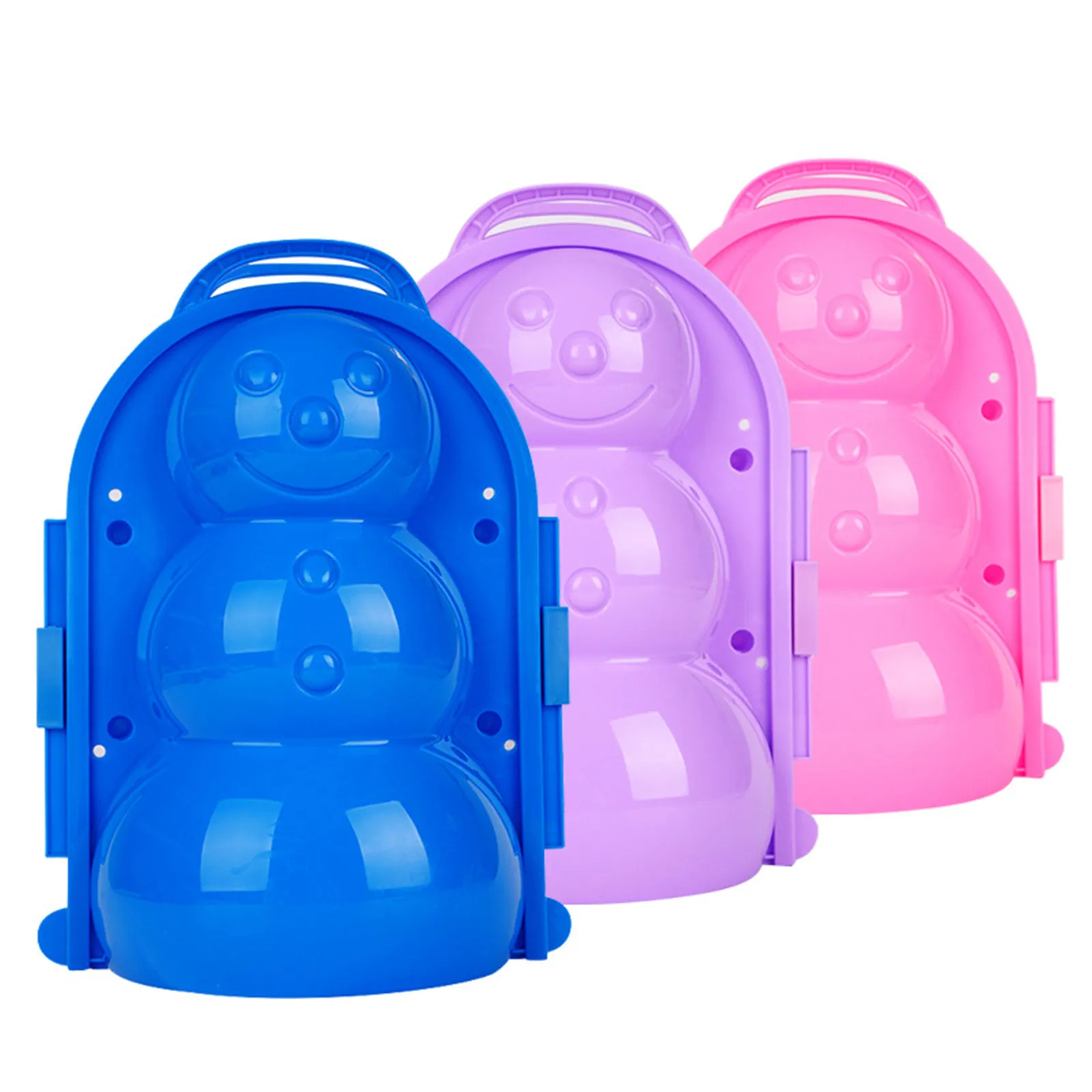 

Cartoon 3D Snowman Snowball Maker Mold Children Winter Outdoor Snow Sand Shape Beach Play Sand and Snow Play Toy Shape