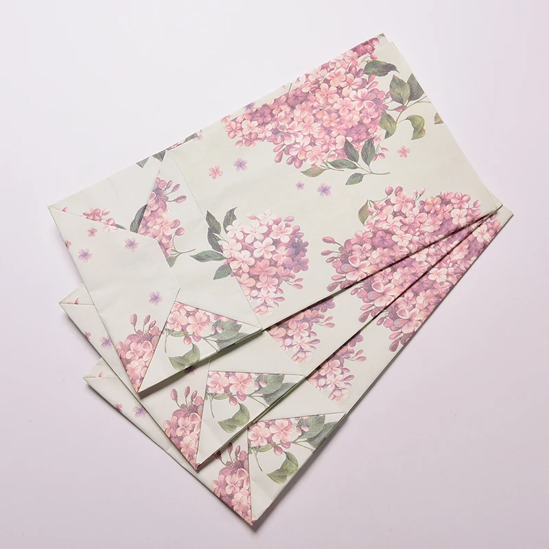 

3Pcs Style Flowers shopping bags Paper Gift Christmas Party Holiday Cookies Bag Sticker