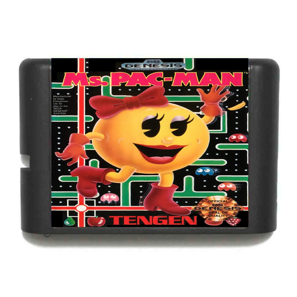 

16-битная MD игровая карта Ms. Pac-Man для Sega Mega Drive для Genesis