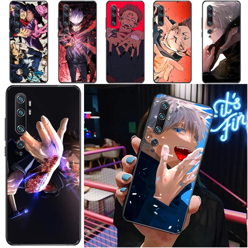 

Jujutsu Kaisen Satoru Gojo Yuji Itadori Fushiguro Megumi Sukuna Phone Case For Xiaomi CC9 Pro CC9e Back Cover Coque Carcasa