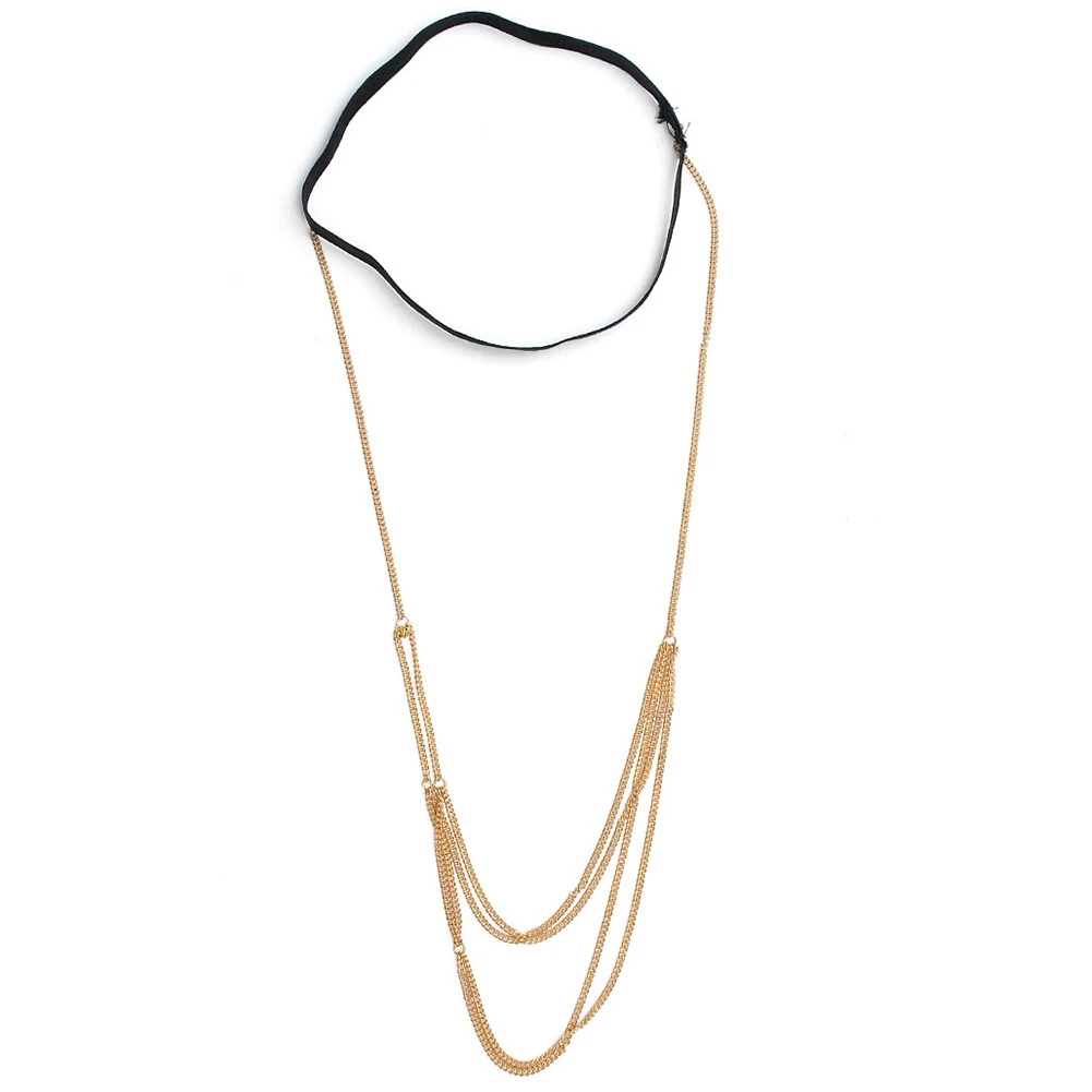 

Цепочка для тела и одежды, простая Сексуальная металлическая цепочка с мигающими бриллиантами