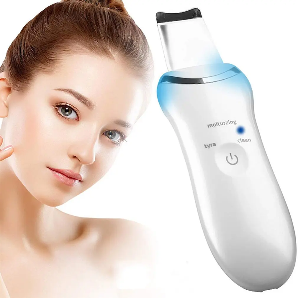 

New Ultrasonic Blackhead Clean Shovel Skin Cleansing Instrument Beauty Instrument Face Skin Whitening Lifting Effect Device