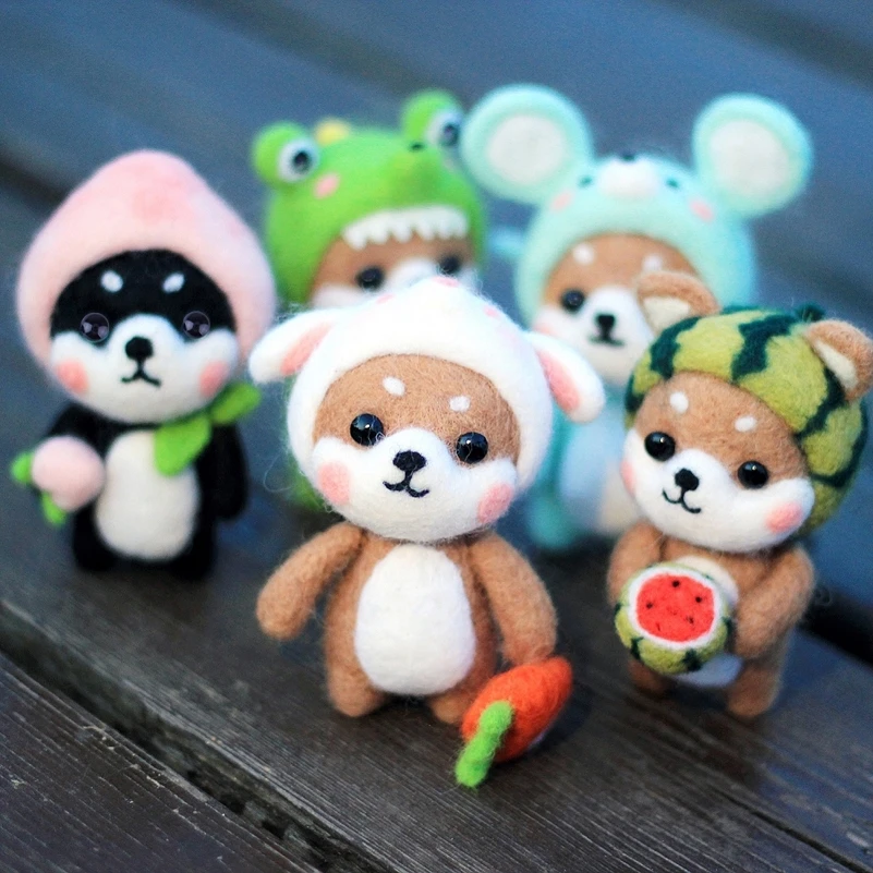 

10g Wool Roving 19 Microns Superfine Merino Wool Felt Wool Needle Felting Wool Sheep Wool for Wool Felting Kit (33)