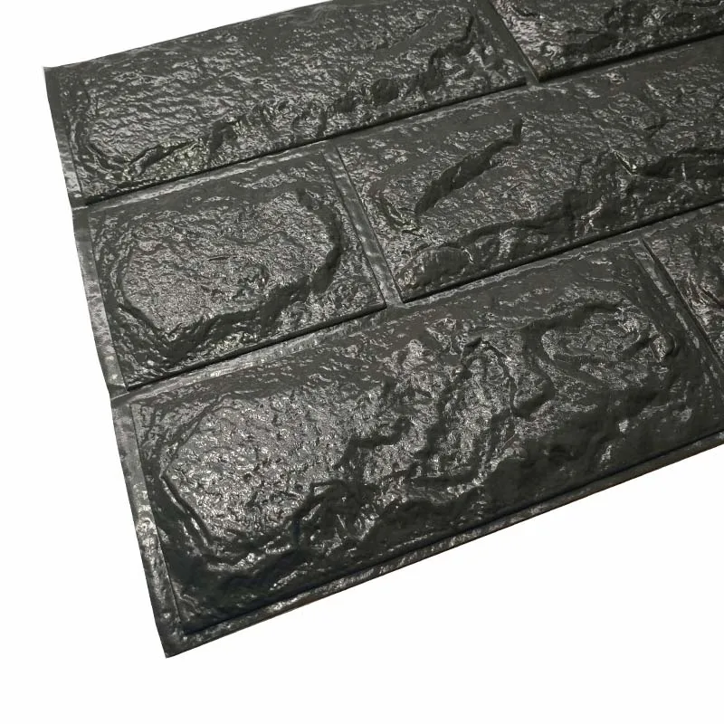 60X30cm Горячая ПЭ пены 3D обои DIY настенные наклейки Настенный декор тисненые кирпичные каменные обои комнатный дом 60X30X0,8 см плакат - Цвет: 60X30cm