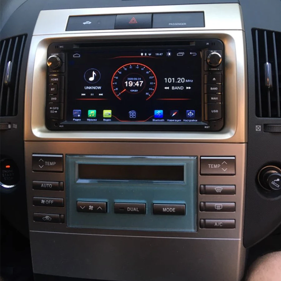 Рамка android 10 0 dvd-плеер Автомагнитола для Toyota Corolla Verso 2006 Автомобильный GPS verso 2004 2007