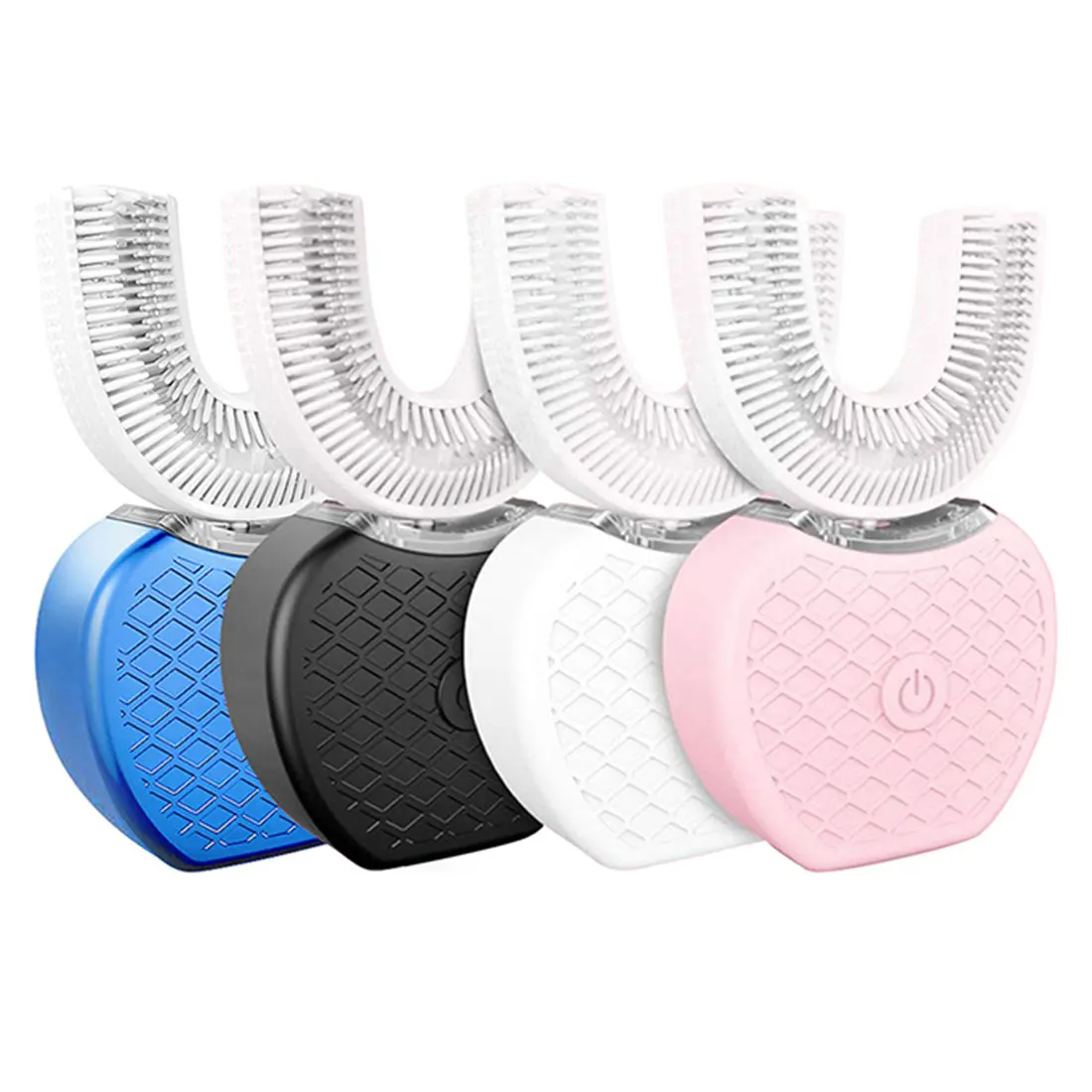 

U Type Automatic Electric Toothbrush 4 Modes 360 Degrees Intelligent Tooth Brush USB Charging Tooth Whitening Blue Light