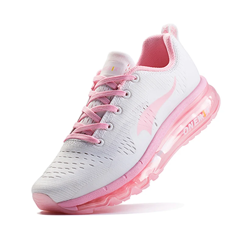 

Onemix Women Running Shoes Outdoor Jogging Air Cushion Damping Sneakers Lace-up Breathable Light Women's Comfortable Sport Shoes