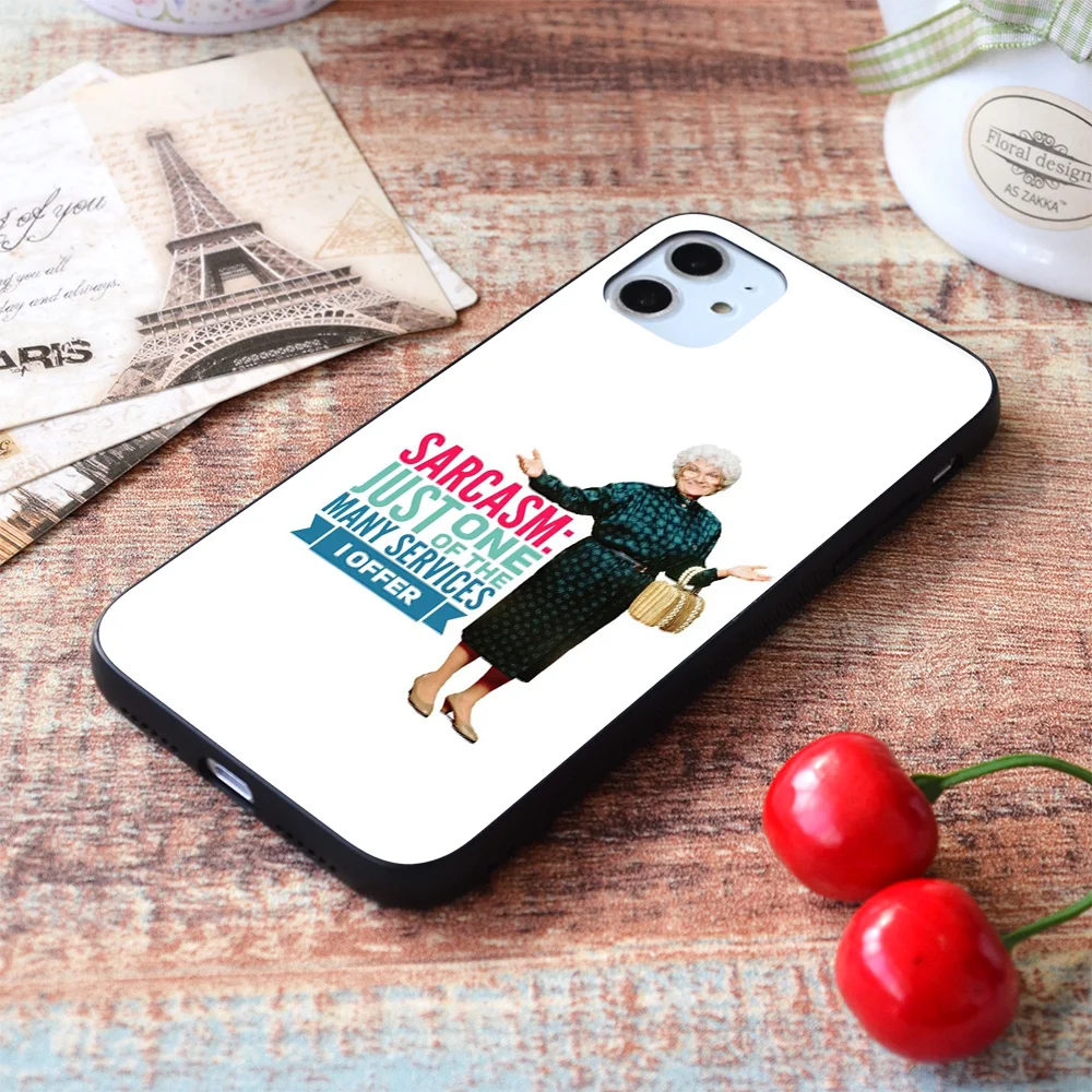 

For iPhone Golden Girls Sarcasm Soft TPU Border Apple iPhone Case