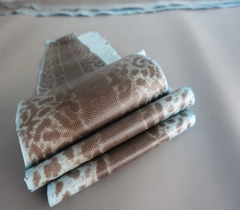 Большой светильник-голубого цвета натуральная Песочная змеиная кожа