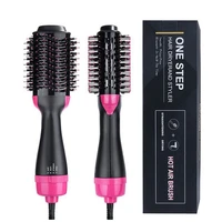 3 in 1 one step hair dryer hair curler professional hot air brush quickly hairs straightener hair styling women hair curler tool