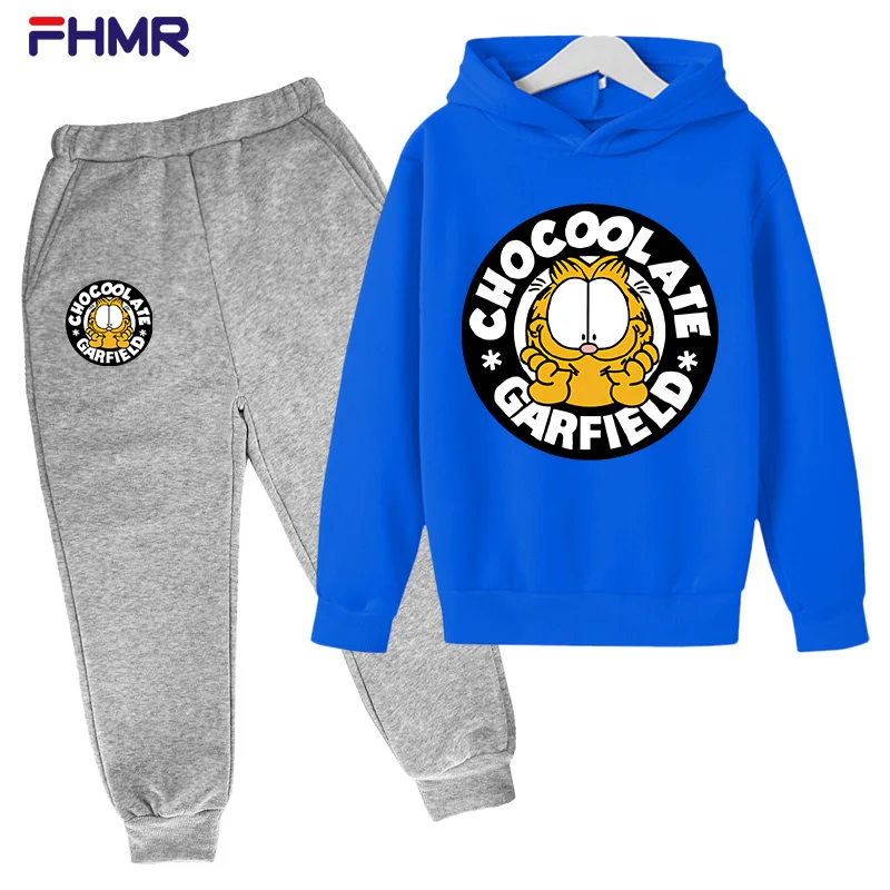 

2021 Casual Tracksuit Anime Graphic Pullover Girl Streetwear Sweatshirt Suit Unisex Boy Hoodies And Pant 2 Piece Set