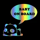 Наклейка в виде панды на борт мотоцикла S51445 #, разные размеры, виниловые наклейки на машину, Креативные аксессуары, шлем для ноутбука