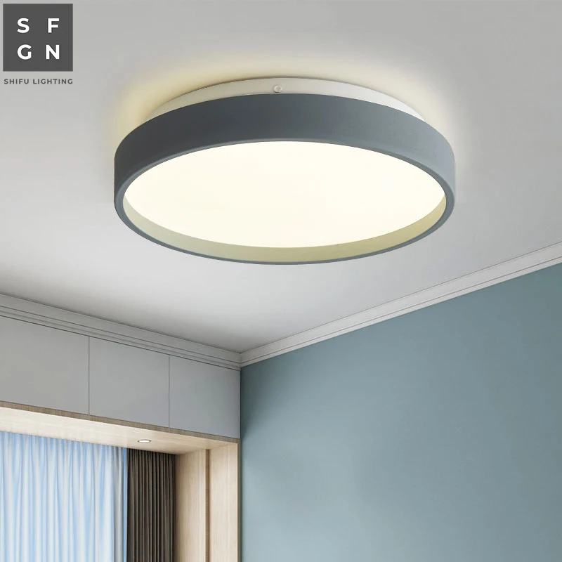 Светодиодный потолочный светильник в форме макаруна ультратонкий современный