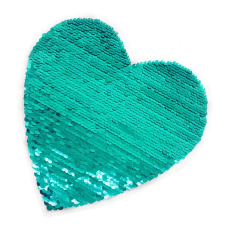 

Heart Application Patches Patches Reversible Sequins Application for Blouses,