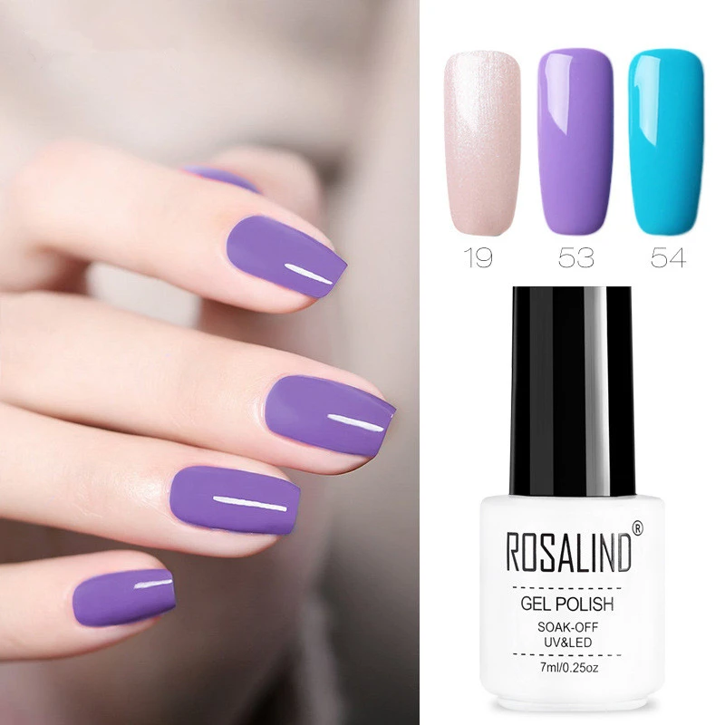 7 мл гель лаки гибридная эмаль чистый цвет УФ для ногтей Vernis полуперманентный