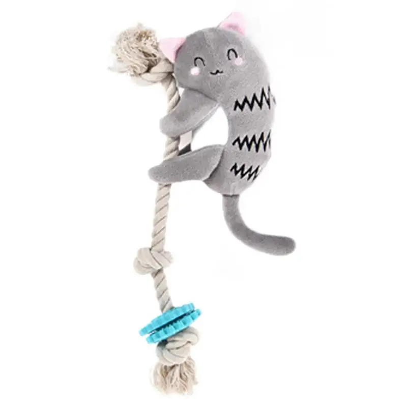 Игрушка для домашних животных милые плюшевые животные музыкальный звук грызунок