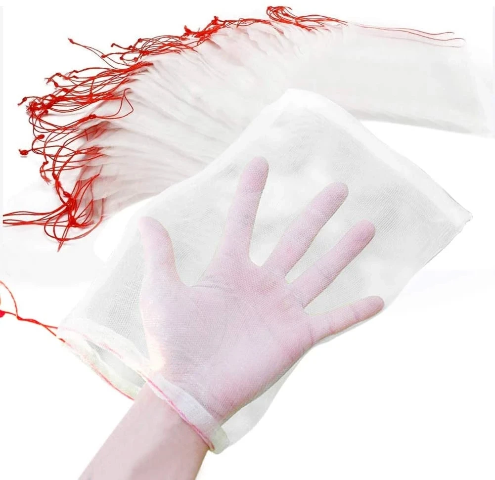 

30 шт., прозрачные нейлоновые мешки для защиты от комаров, винограда