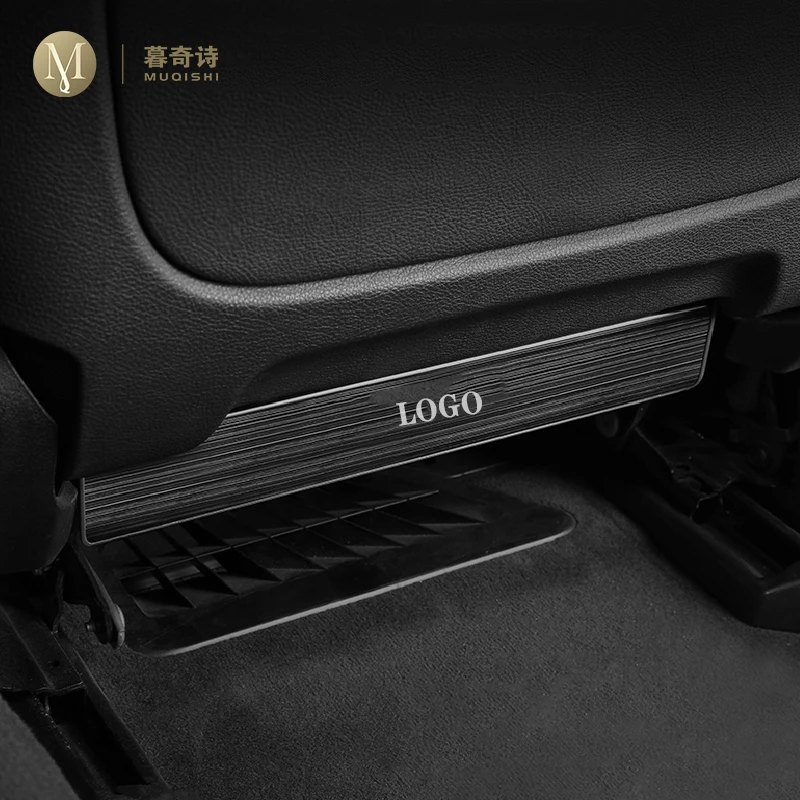 

For BMW G05 G06 G07 X5 X6 X7 2019 2020 2021 Interior seat protection anti kick plate child kick pad pedal Protective Accessories