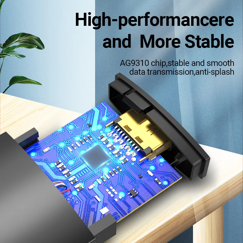 Адаптер Vention с Type C на HDMI конвертер VGA Thunderbolt 3 док станция для MacBook Huawei Mate 30 Pro USB