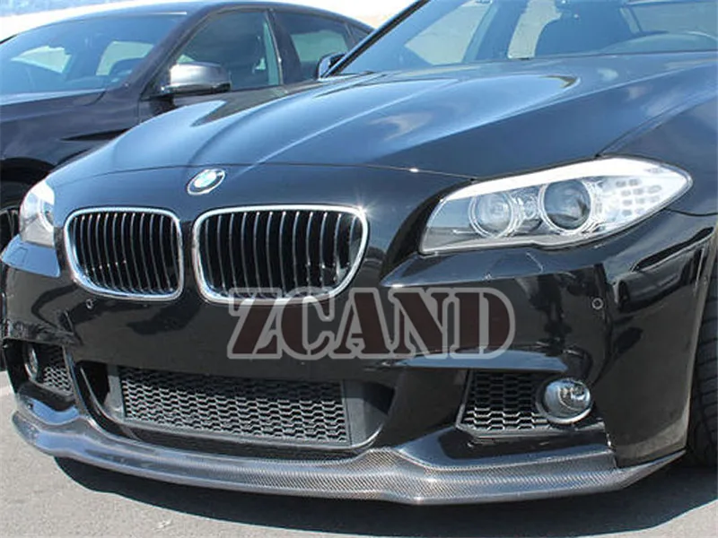 Передний спойлер из углеродного волокна AK Style для BMW 5 SERIES F10 MTech Msport Бампер
