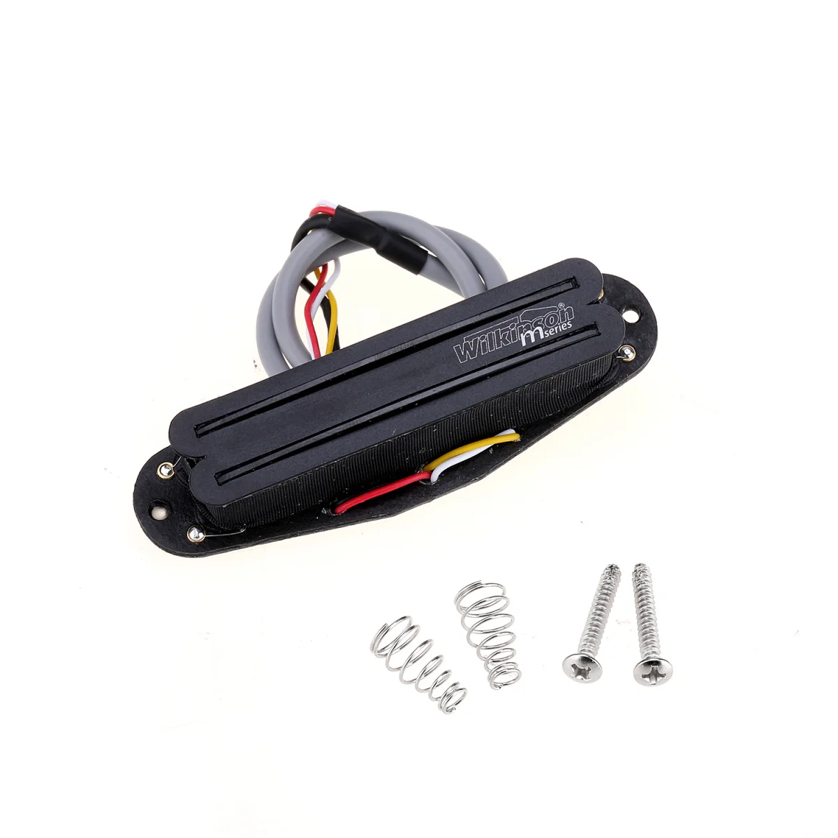 Wilkinson Low Gauss Hot Rail Ceramic Single Coil Sized Humbucker Middle Pickup for Strat Electric Guitar Black | Спорт и развлечения