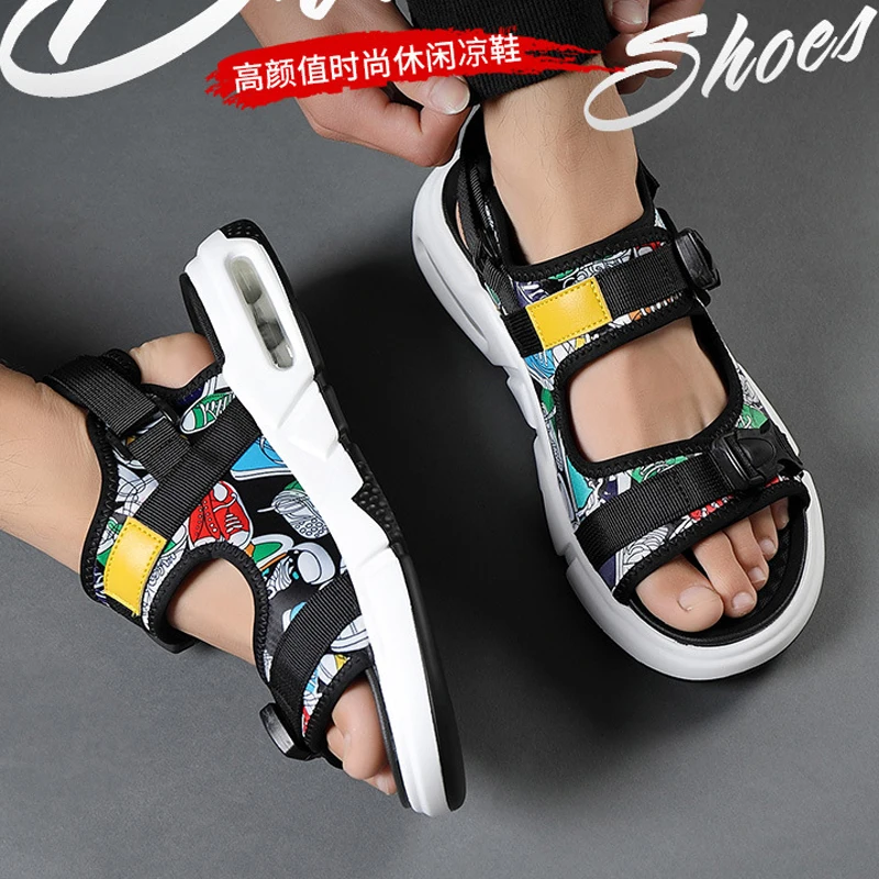Новинка летние модные спортивные сандалии с воздушной подушкой Мужская обувь