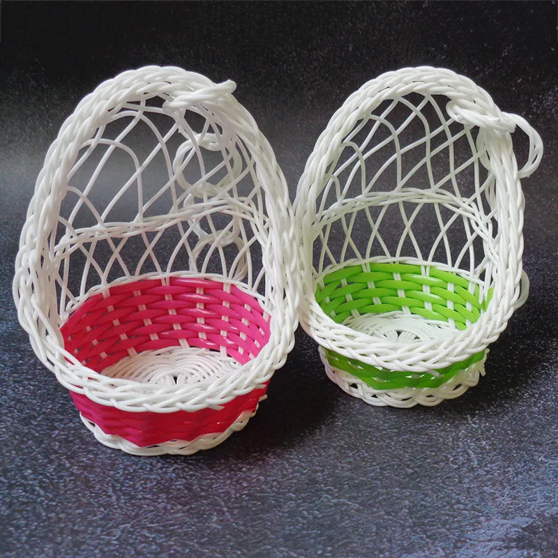 1 Pcs Swing Nest Cages Hanging bed Hamster Hammock Garden Decoration Parrot Basket Small Pet Cradle Weaving Bird Nest Hammock images - 6