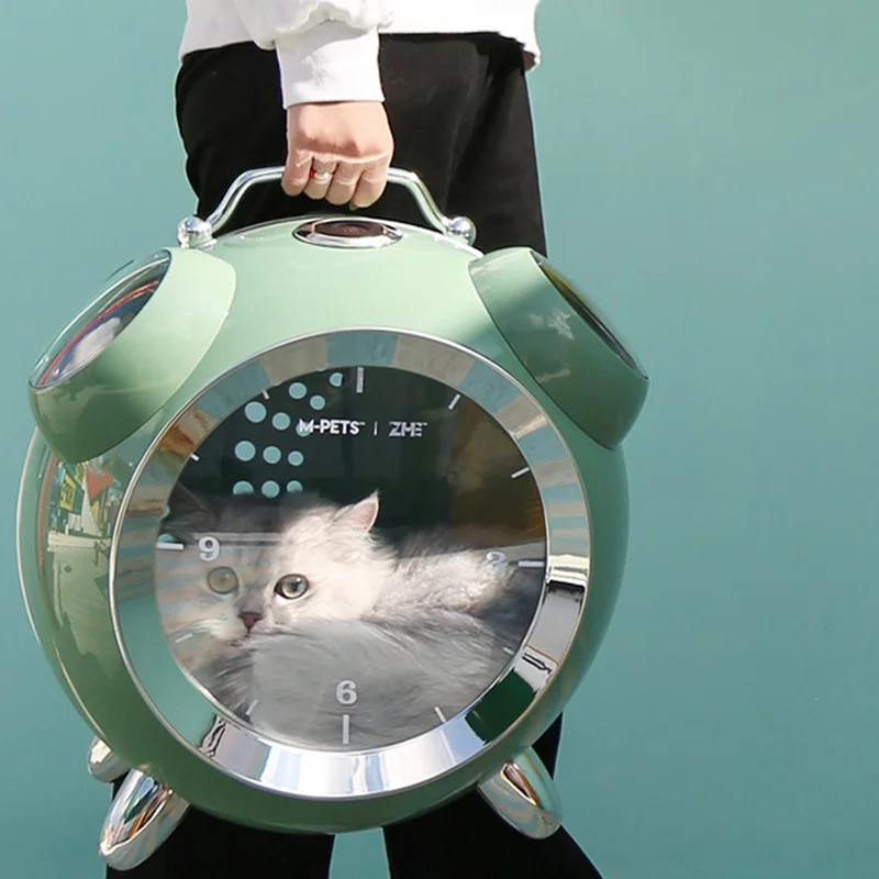 

Pets Bingo Cat Backpack Large Space Capsule Fashion Breathable Kitten Handbag Portable Luxury Puppy Carrier for 7.5kg Pet bag