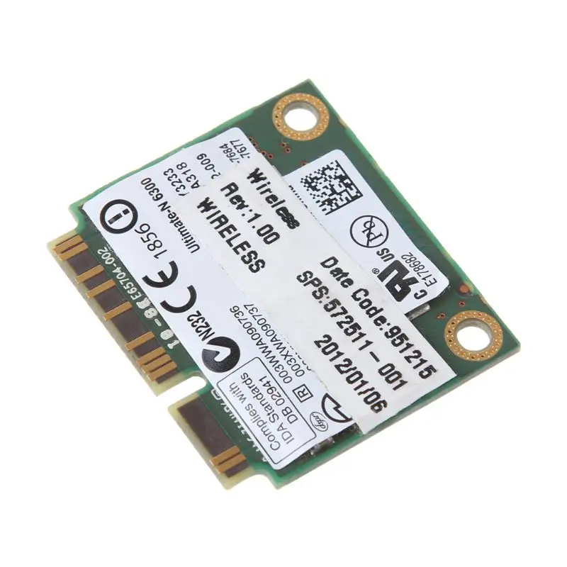 

Dual Band 6300AN Half Mini PCIe for In-tel Wifi Card 450M for H-P 8770w 8760w
