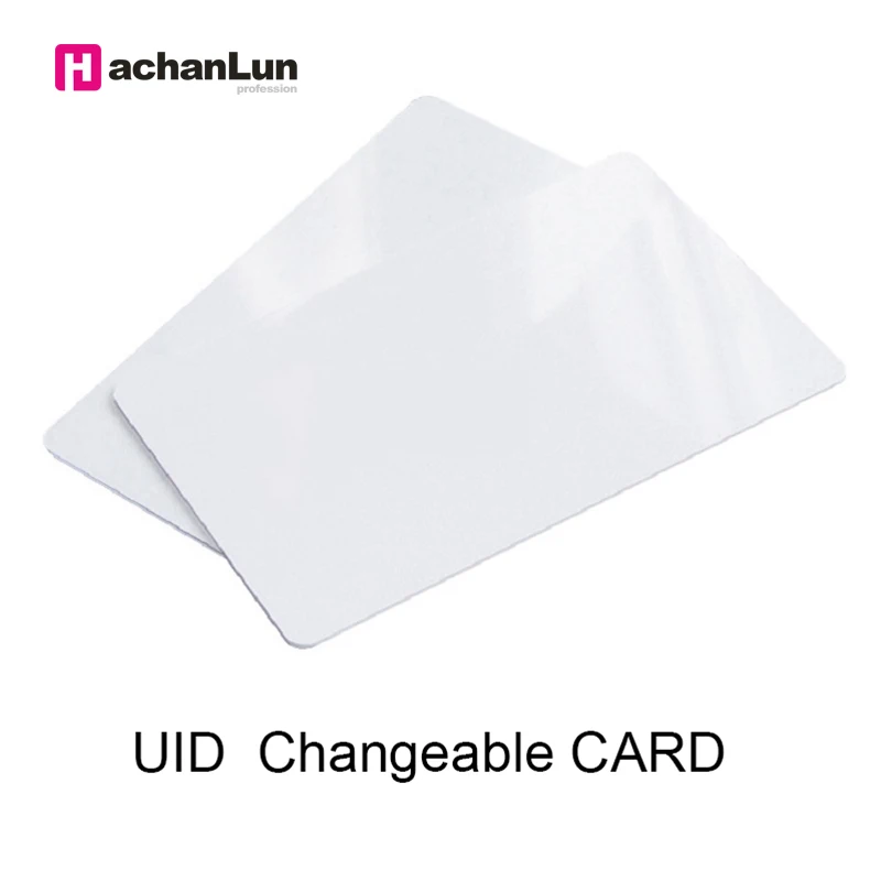 HaChanLun 50 шт. UID13.56MHZ карта контроля доступа белая карта копия RFID карта может быть повторена перезапись 0 секторы могут быть изменены