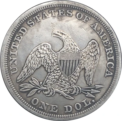 

1862 Seated Liberty Dollar COINS COPY