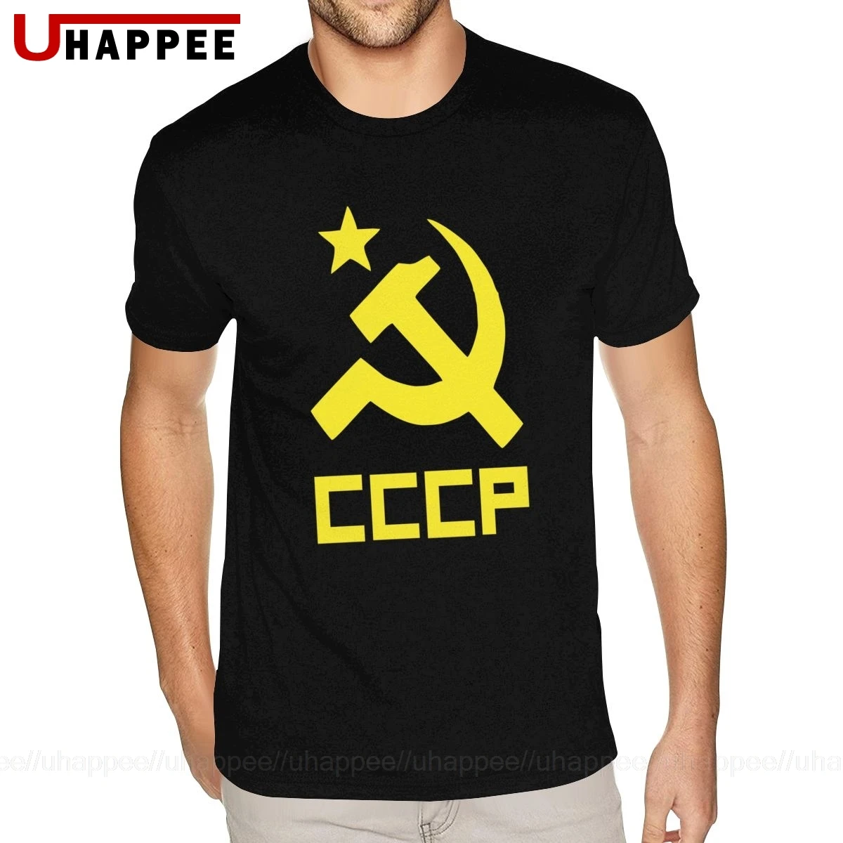 Заказная Футболка с принтом CCCP Ussr Russia Che Revolution Новая Мужская мягкая хлопковая