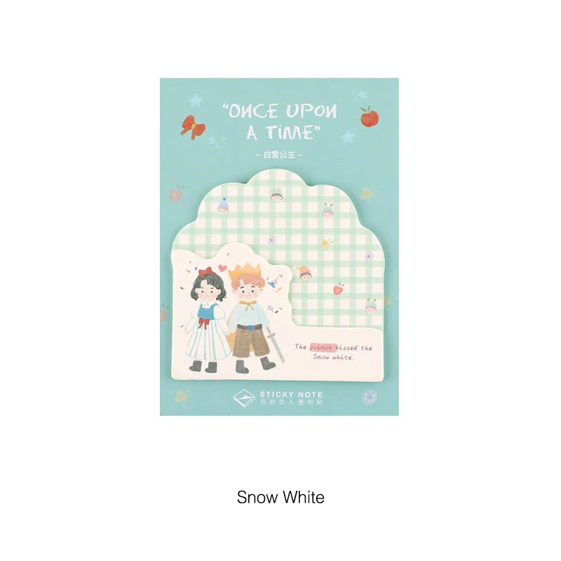 Snow White Mr paper 30 шт./партия, 8 видов конструкций, милые Мультяшные сказки, город, самоклеющиеся блокноты для записей, записывающие точки, кавайные блокноты для записей, детские подарки - Цвет: Snow White