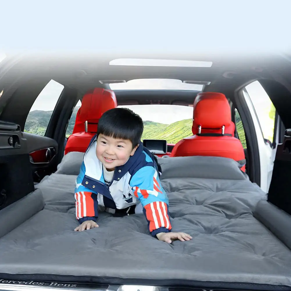 

Fast Automatic Iatable Car Air Mattress Portable Storage Back Seat Blow-up Sleeping Pad For Travel Camping Vacation