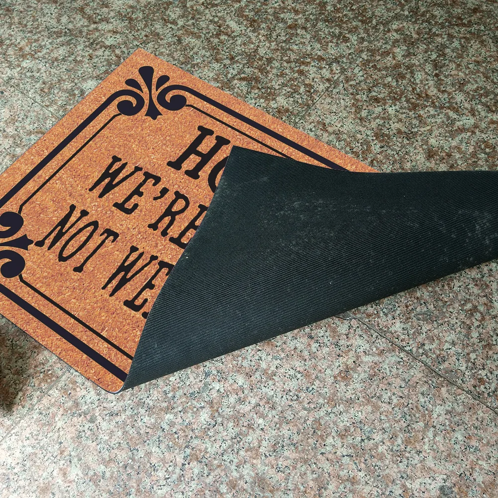 Индивидуальный нескользящий напольный коврик с надписью Придверные коврики