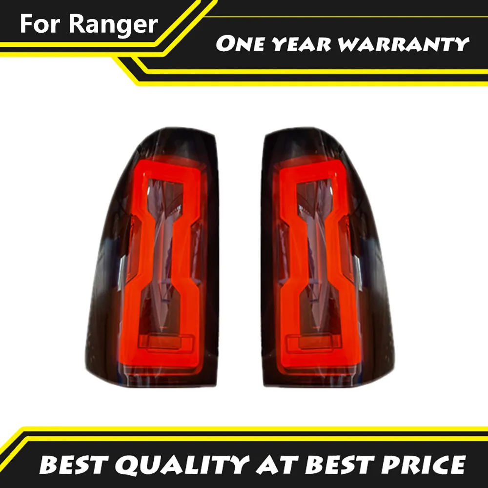 

NEW 4x4 Off-road Smoky Black Tail light Car Accessories LED Rear lamp Stop light Ute Px XL XLs XLt For Ford Ranger T5 2005-2010