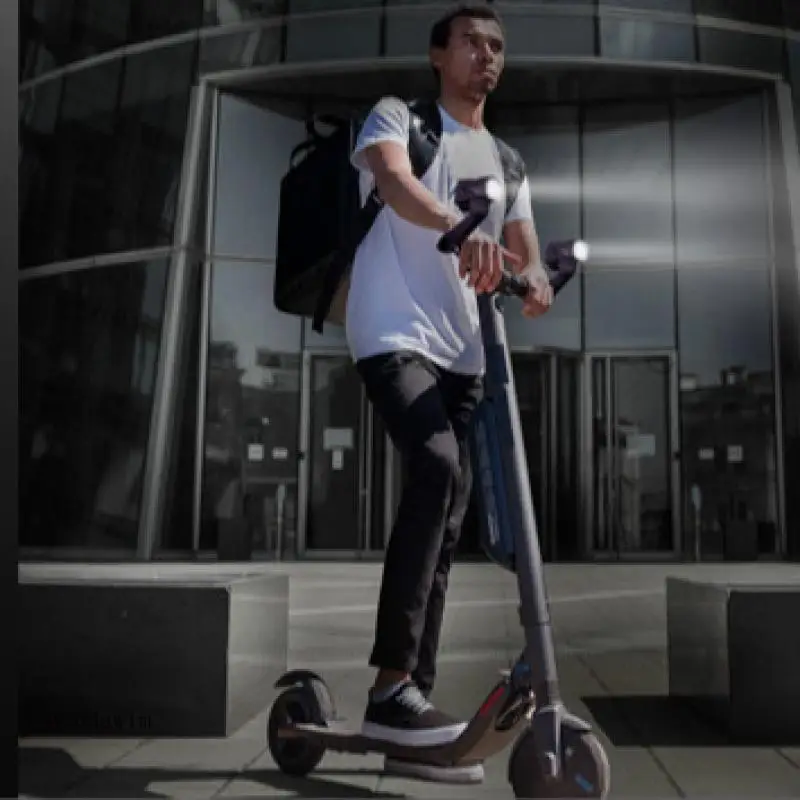 

Передняя фара 2 в 1 для зеркала заднего вида Xiaomi M365 1S PRO MI pro 2, мотоциклетное заднее зеркало для велосипеда Ninecot Max G30 ES2 ES3