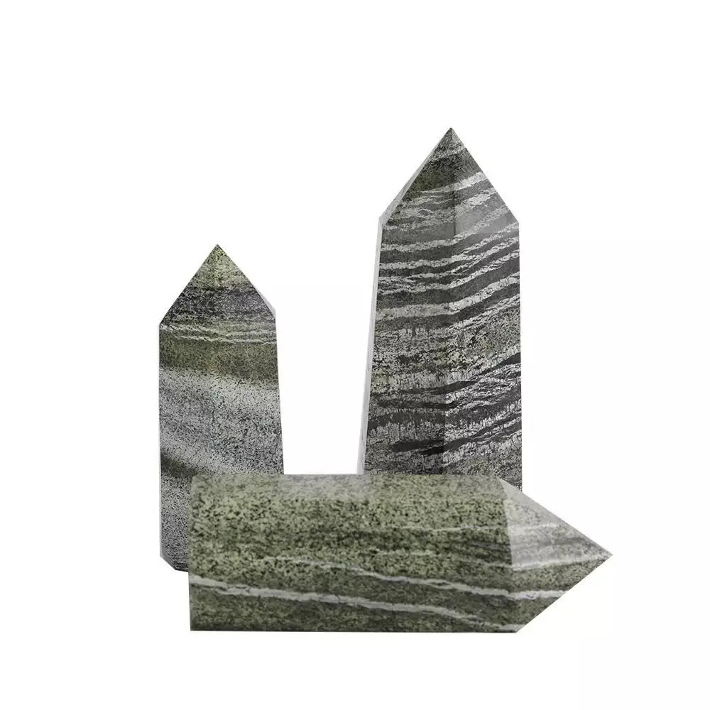 

Натуральный зеленый кварц MOKAGY, кристальная палочка 300 г-400 г, 1 шт.