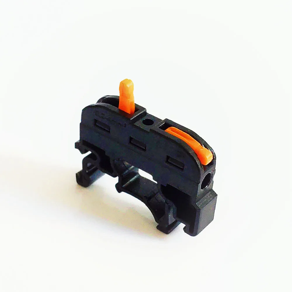 PCT-221 black color Разъем для провода Мини Быстрый разъем питания универсальный нажимной соединитель подключаемый провод клеммной колодки 4 контактный разъем в разъем кабеля - Цвет: PCT-221 black color