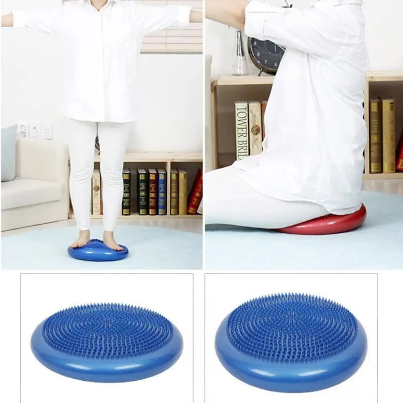 

1pcs Anti-riot Balanced Yoga Massage Plate Cushion Stability Disc Balance Wobble Pad Ankle Knee Board Massage Ball Mat