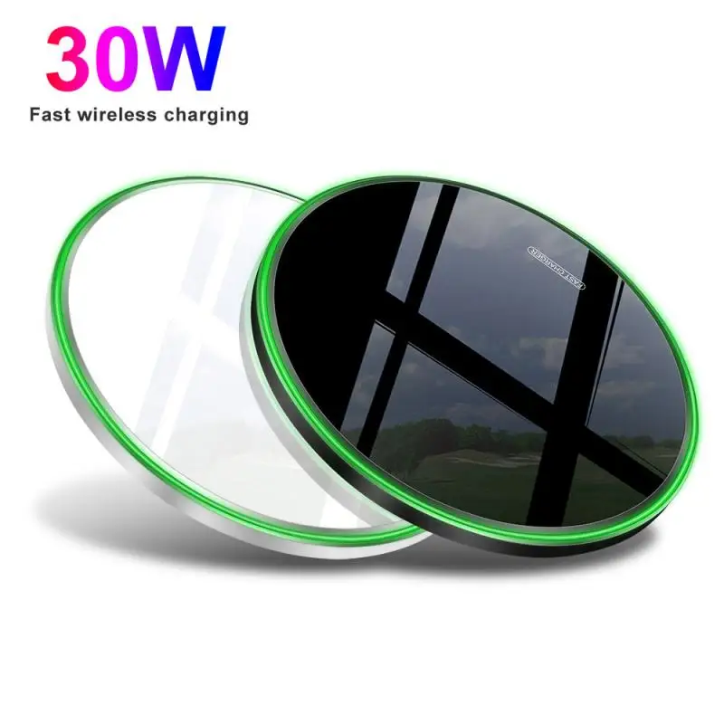 

FDGAO 20W 30W Qi Wireless Charger For IPhone 12 11 Pro Xs Max Mini X Xr Induction Fast Wireless Charging Pad For Samsung Xiaomi