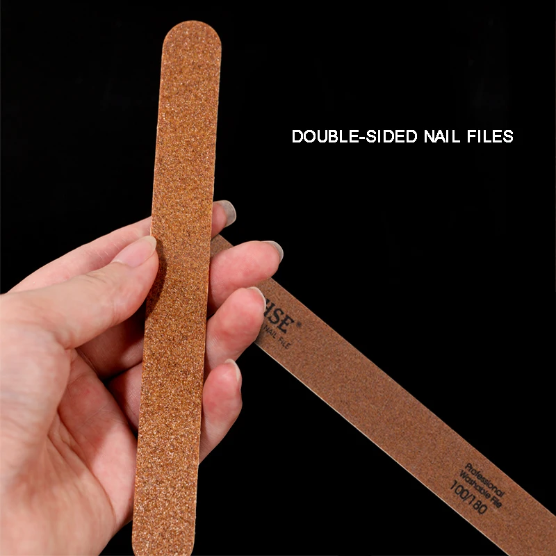 Деревянные пилочки MIZHSE для ногтей коричневого маникюра лака инструменты красоты